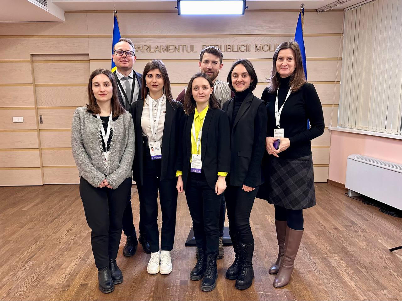 Studenții Școlii de Jurnalism din Moldova, în loja presei de la Parlament